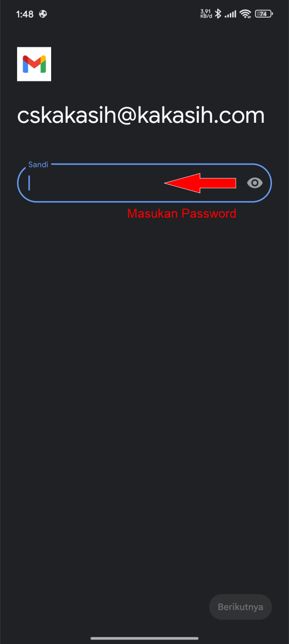Masukkan Alamat Email